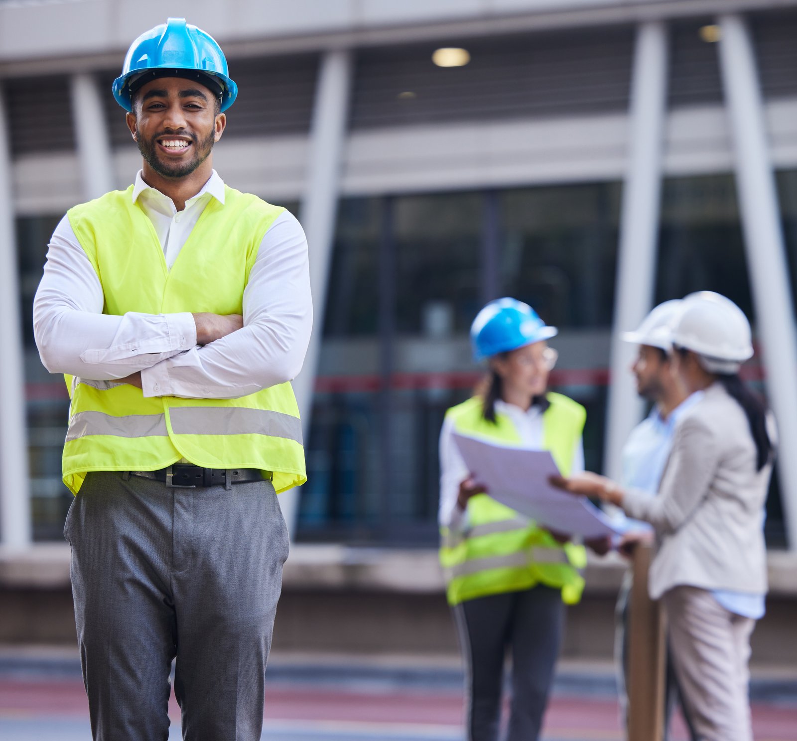 A construction worker